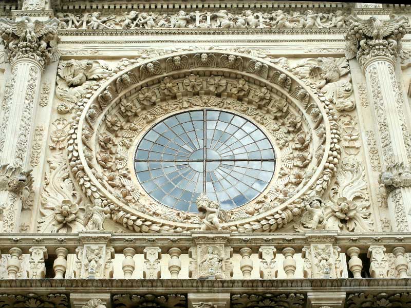 Barocco Leccese Rosone Santa Croce